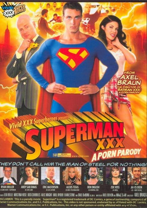 Superman XXX A Porn Parody on DVD from Vivid.